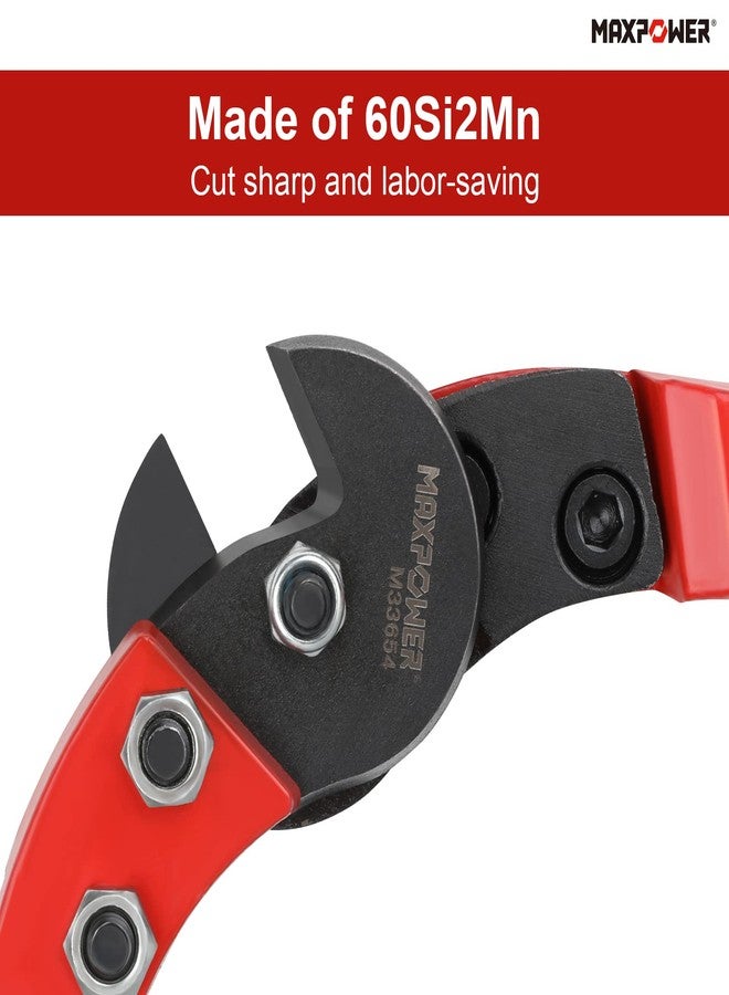 MAXPOWER Steel Cable Cutters,18-Inch Heavy Duty Wire Rope Cutter, Steel Wire Cutters Heavy Duty Industrial Strength Cable Cutter for Hard Wire Ropes, Stainless Steel Wire - Image 3