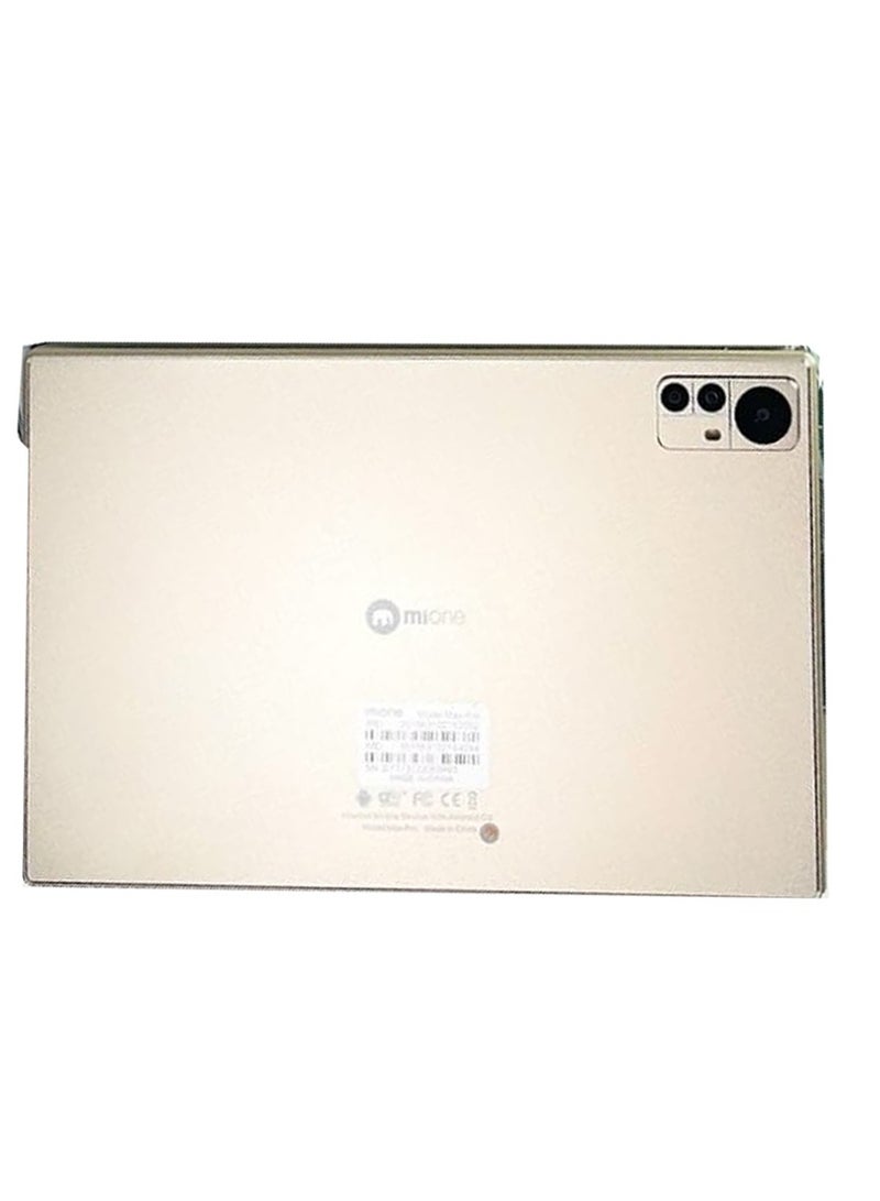 CCIT mione Max Pro 5G Android Tablet  6GB RAM 256 GB ROM 10000 mAh Batter With Wireless Keyboard and Leather Case Gold - Image 3