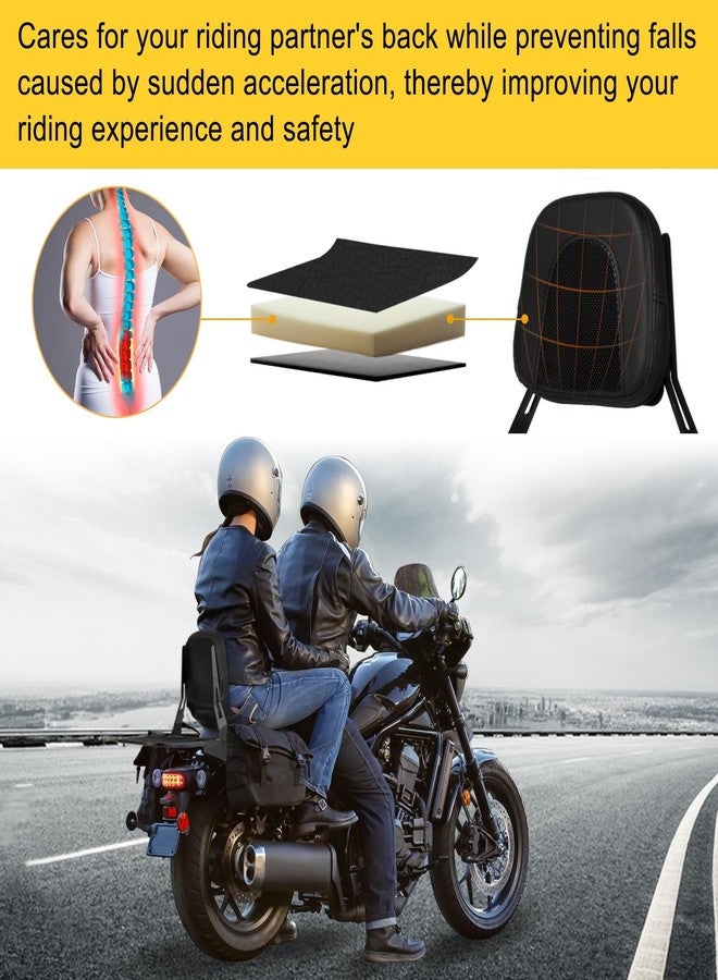 PSLER Sissy Bar Backrest for Rebel 1100 - Motorcycle Detachable Passenger Rear Sissy Bar Backrest with Luggage Rack for Rebel CMX1100 Rebel 1100 DCT ABS 2021 2022 2023 2024 - Image 3