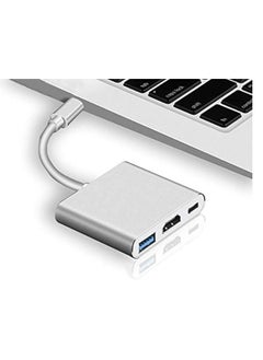 Generic USB Type-C HDMI Cable Adapter for MacBook/Samsung Galaxy S8/Huawei Mate 10 Pro/Nintendo Switch (White)  - Image 1