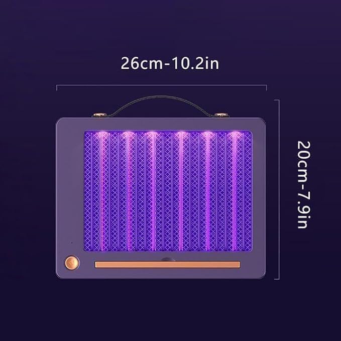 NOJTI Electric Mosquito Killer, Fly Insect Killer Machine, Insect Bug Zapper,Fly Catcher and Trap Killer LED Lamp for Restaurants,Home, Kitchen, Indoor, Outdoor (Aspect-White-PEST) (Asp-Purple) - Image 2