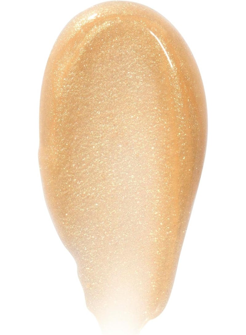 elf Glow Reviver Lip Oil, Nourishing and Hydrating with High-Shine Glimmer Finish & Sheer Wash Of Color, Minty Scent, Non-Sticky, Vegan & Cruelty-free, Citrine Gleam - Image 2