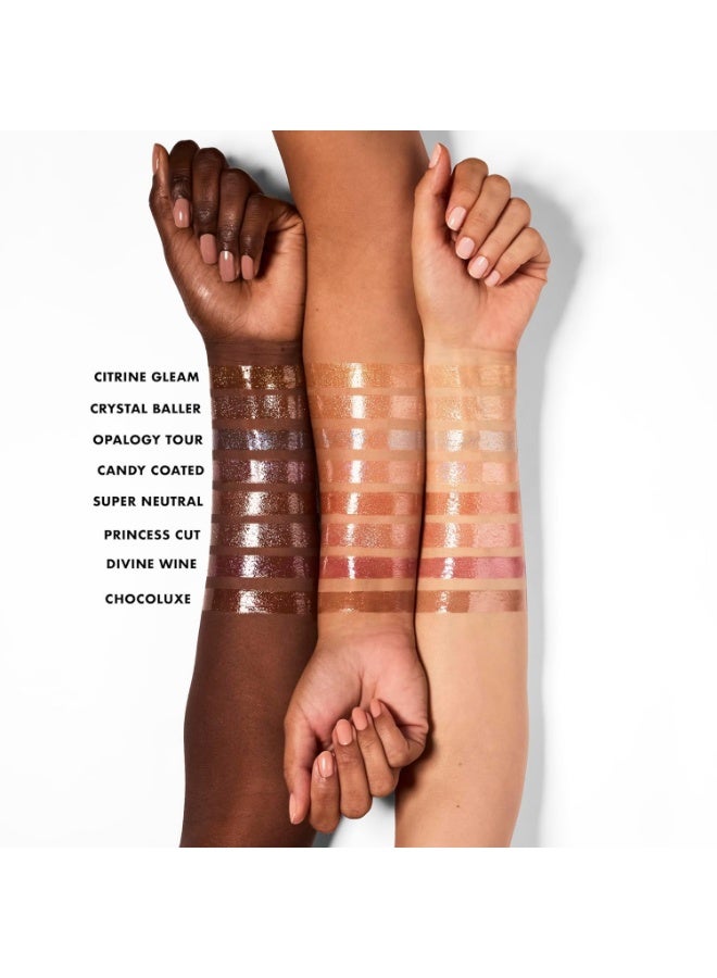 elf Glow Reviver Lip Oil, Nourishing and Hydrating with High-Shine Glimmer Finish & Sheer Wash Of Color, Minty Scent, Non-Sticky, Vegan & Cruelty-free, Citrine Gleam - Image 4