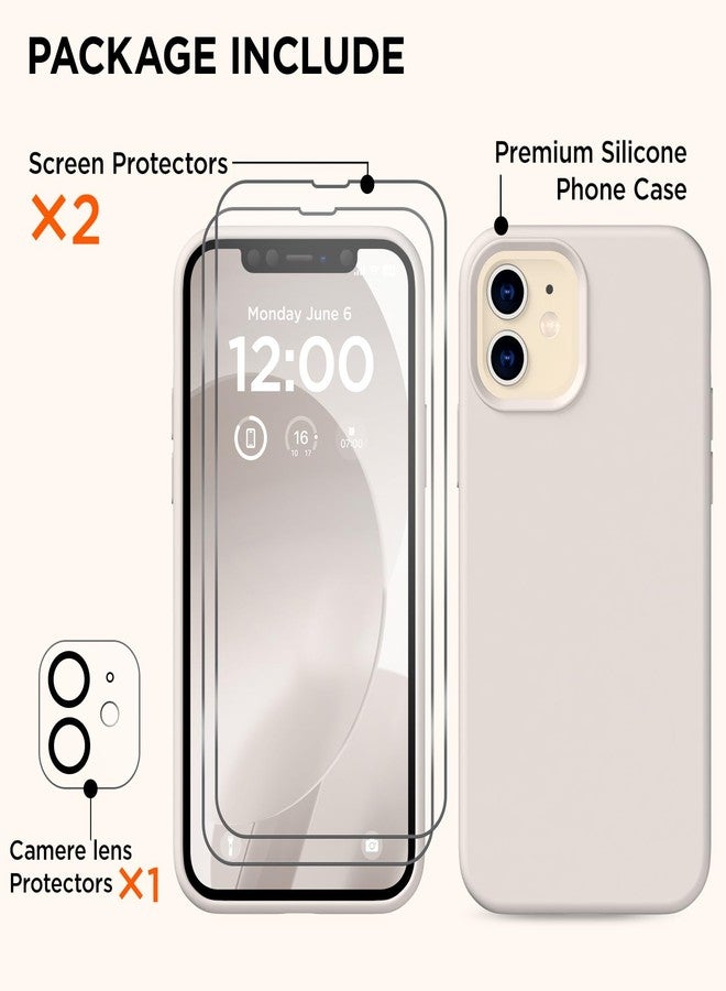 جراب COFFKER لهاتف iPhone 12 و iPhone 12 Pro، [واقي عدسة الكاميرا + واقي الشاشة]، بطانة ناعمة من الألياف الدقيقة، جراب سيليكون رفيع مقاوم للصدمات، مقاس 6.1 بوصة - Image 5