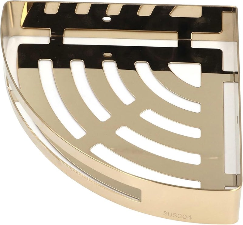 Monocamada Corner Shower Bracket Stainless Steel Triangular Wall Shelf Bathroom Organizer - Image 1