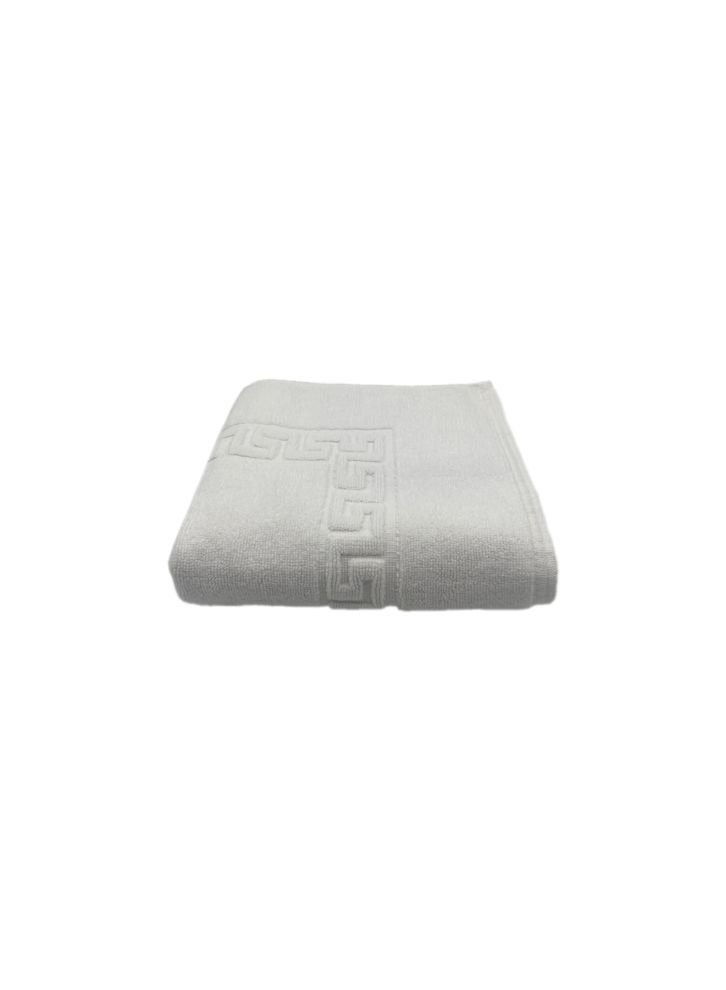 BYFT Magnolia (White) Luxury Bath Mat (50x80 Cm-Set of 1) Premium Cotton, Highly Absorbent and Quick dry, Classic Hotel and Spa Quality Bath Linen-1000 Gsm - Image 3