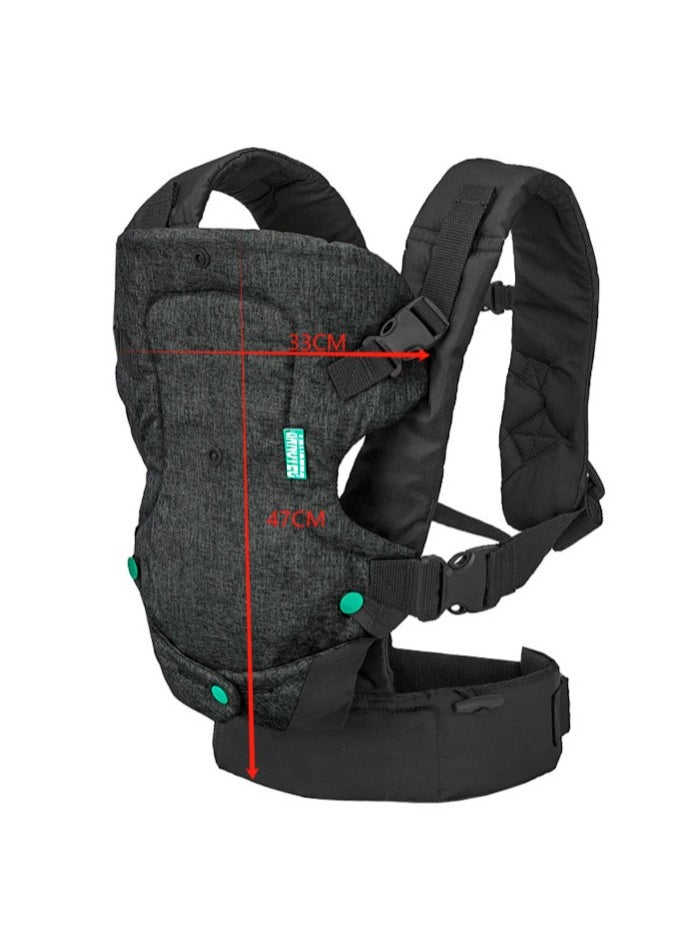 ARNOTEC - 4 in 1 Multifunctional and Comfortable Baby Carrier with Secure Buckles and Adjustable Design, Suitable for New - borns to Free Your Hands - Image 1