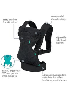 ARNOTEC 4 in 1 Multifunctional and Comfortable Baby Carrier with Secure Buckles and Adjustable Design, Suitable for New - borns to Free Your Hands  - Image 5