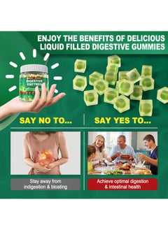 NEVISS Neviss Digestive Enzymes Gummies Plus 90 Billion CFU Probiotics & Prebiotics & Postbiotic and Fiber for Women and Men, Daily Multi-Enzymes for Digestive Health, Regularity Gut, Immune,Sugar Free 60Cts  - Image 5