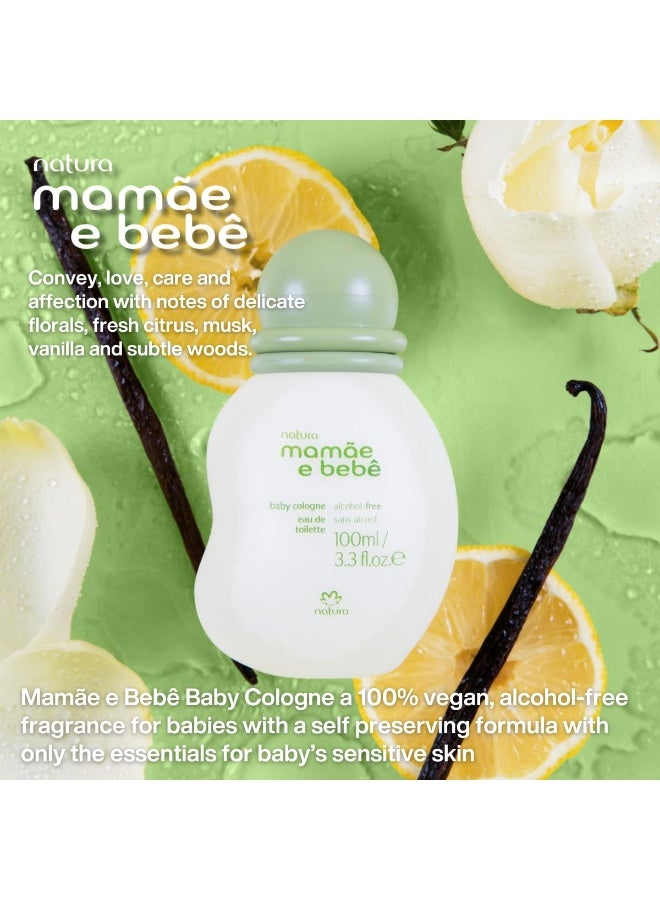Natura كولونيا بيبي ناتورا ماما وبيبي، رائحة الحمضيات - خالية من الكحول - 100% نباتية - 88% مكونات طبيعية - أو دو تواليت - Image 4