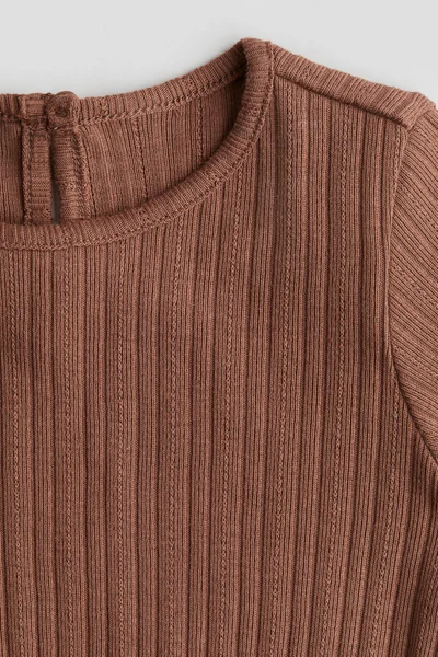 H&M Ribbed Jersey Top