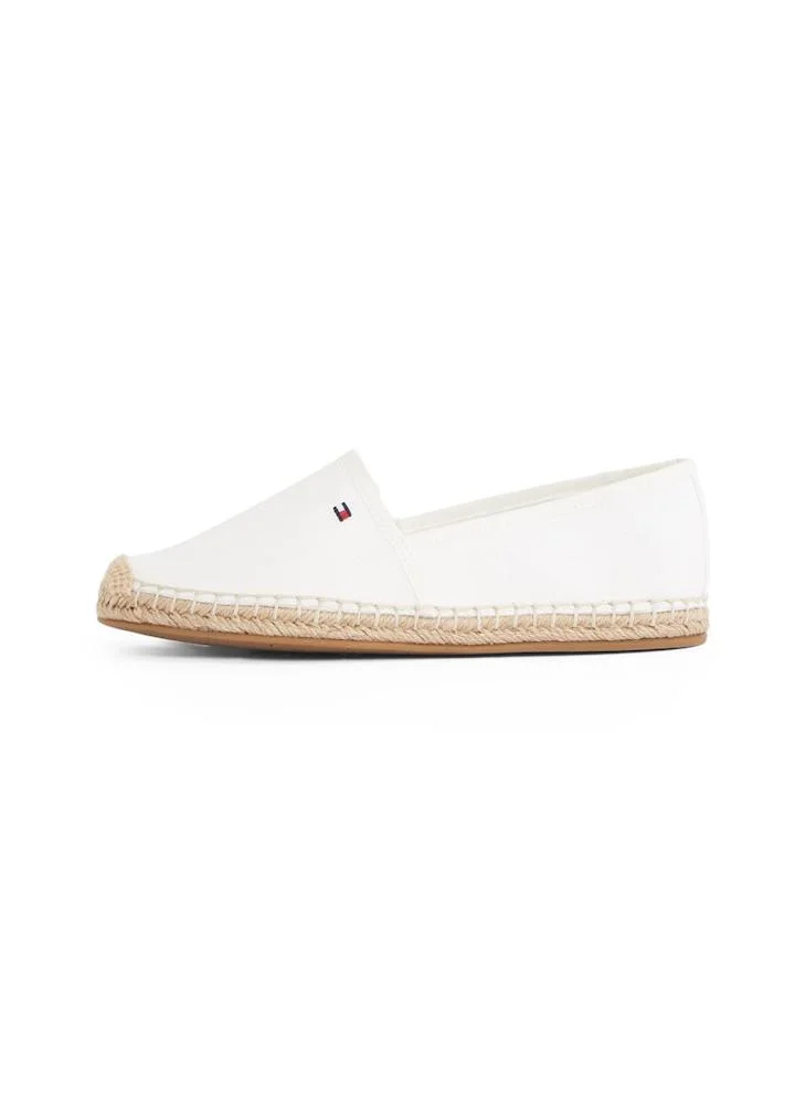 TOMMY HILFIGER  Flag Embroidery Canvas Espadrilles for Women | Best Price UAE