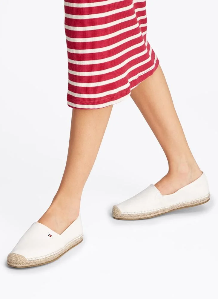 TOMMY HILFIGER  Flag Embroidery Canvas Espadrilles for Women | Best Price UAE