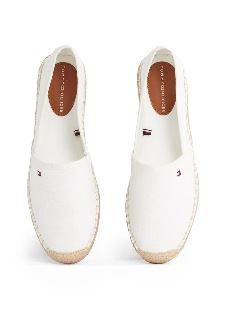 TOMMY HILFIGER  Flag Embroidery Canvas Espadrilles for Women | Best Price UAE