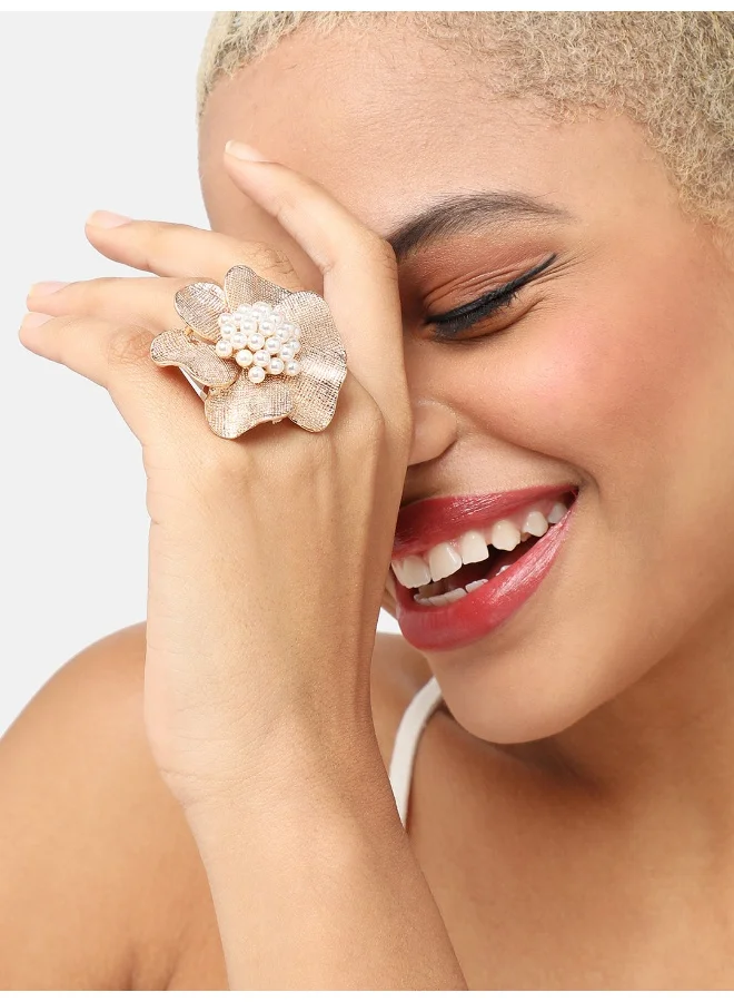 SOHI Party Artificial Cocktail Ring Jewellery