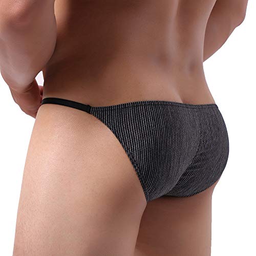 Summer Code Men's Sexy Briefs Elastic Ruched Back Bikini Underwear Pack - Image 5