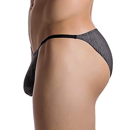 Summer Code Men's Sexy Briefs Elastic Ruched Back Bikini Underwear Pack - Image 4