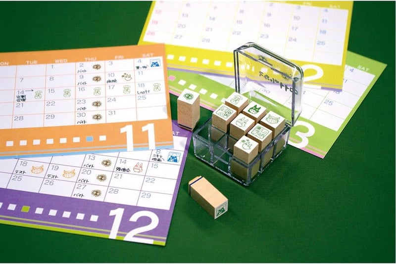 Beverly Studio Ghibli My Neighbor Totoro Mini Rubber Stamp Set (x9 Stamps) (Japan Import) - Image 2