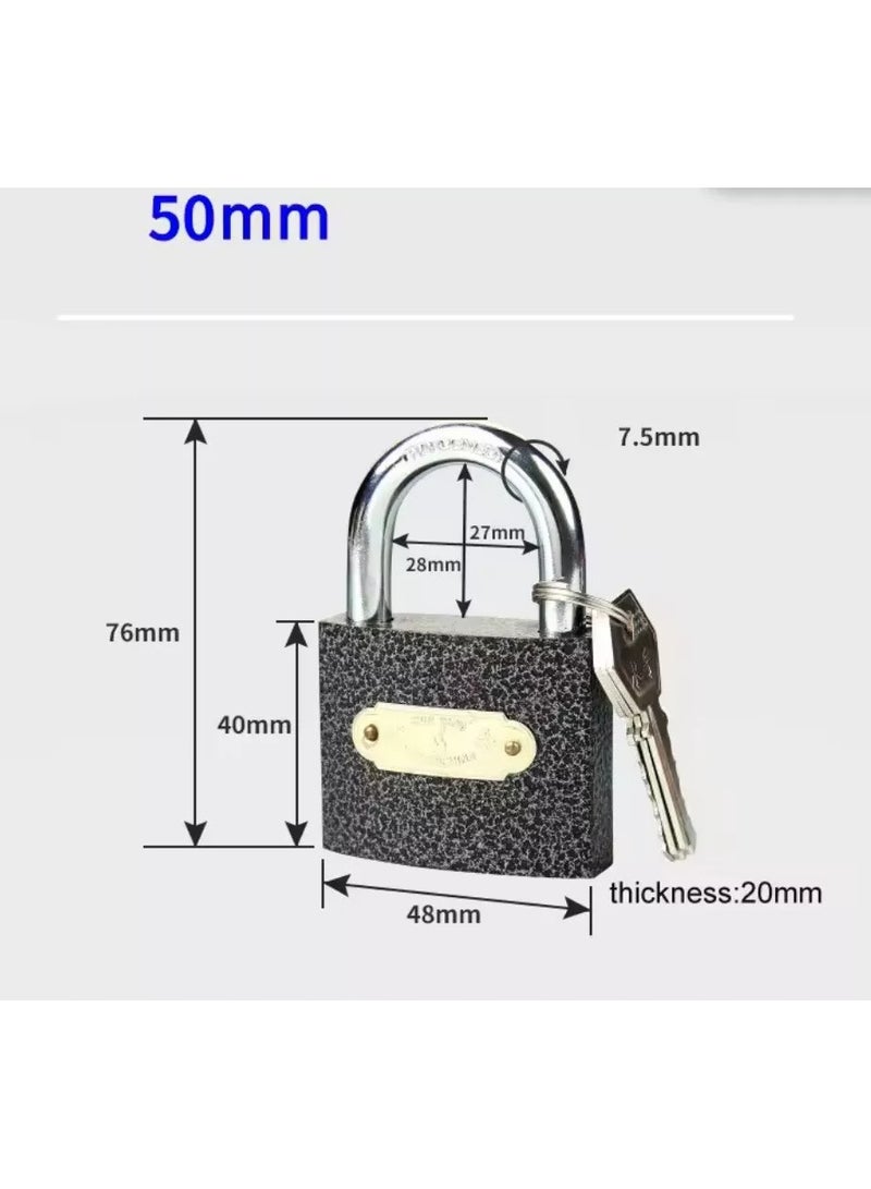 Garage Door Locks – Iron Padlock in Various Sizes - Image 4