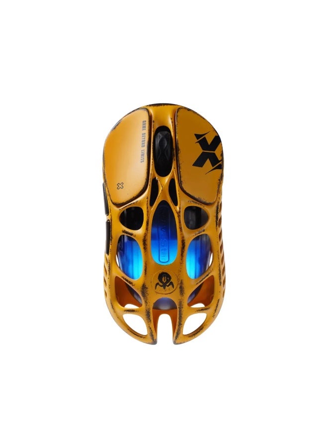 Mercury X Special Edition Gaming Mouse, Wireless/Bluetooth/Wired – Battle Worn Yellow - Image 1