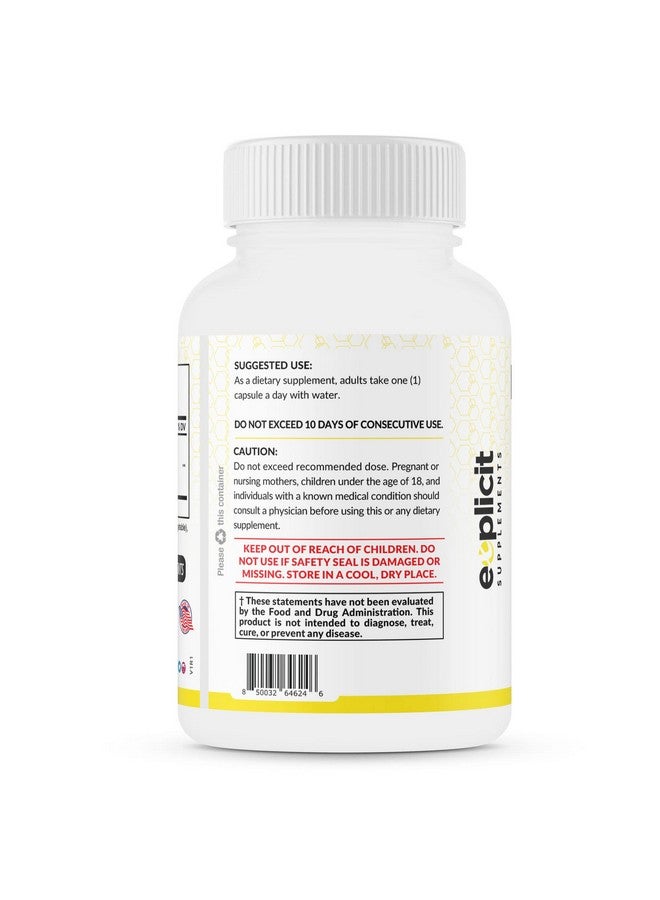eXplicit Supplements Potassium Iodide 65mg Dose - 60 Servings - Thyroid Support & Defense - Image 2