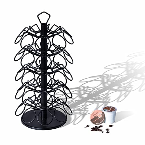 Rice rat K-Cup Storage Coffee Capsules Pod Holder Carousel Capsule Display Storage for k-cup（45 pods-5 tiers） - Image 3