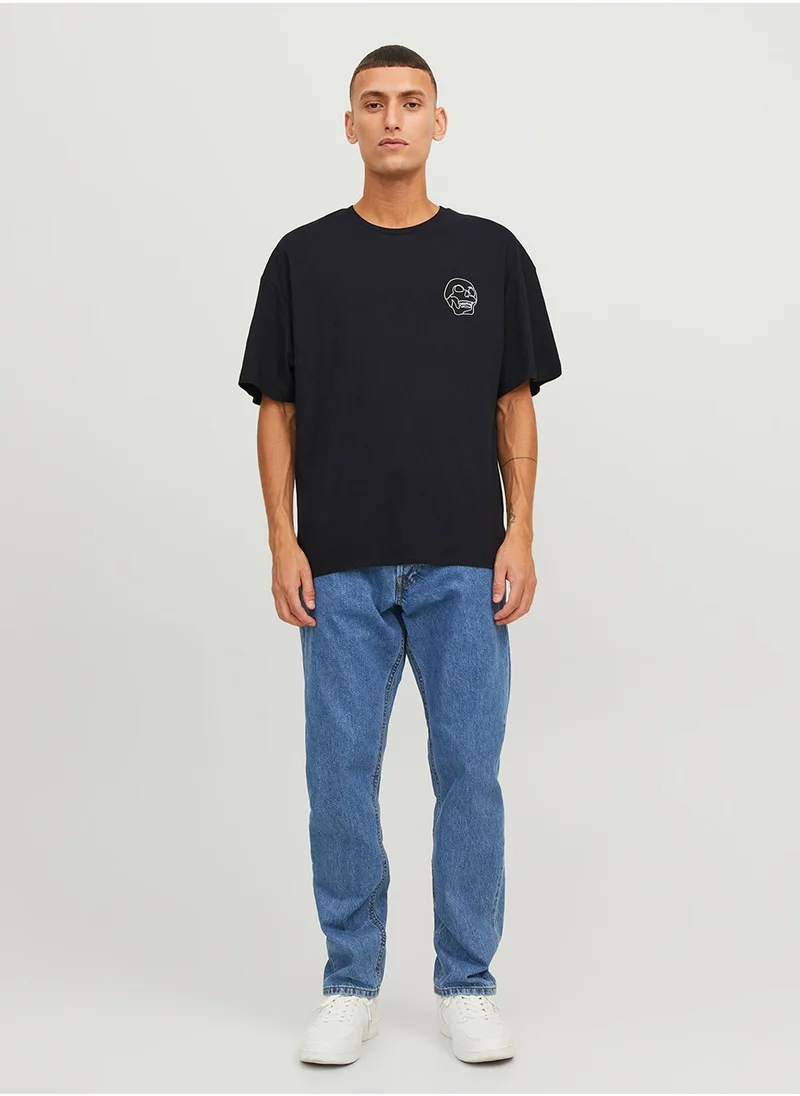 JACK & JONES Jorlamin Skull Printed T-Shirt