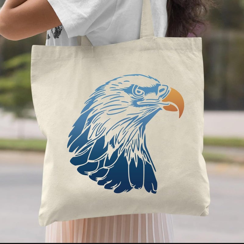 zosylley Animal Wood Burning Stencils for Painting 12â€ Eagle Stencil Wildlife Stencils for Crafts T-Shirt Fabric Wood DIY Decor - Image 5