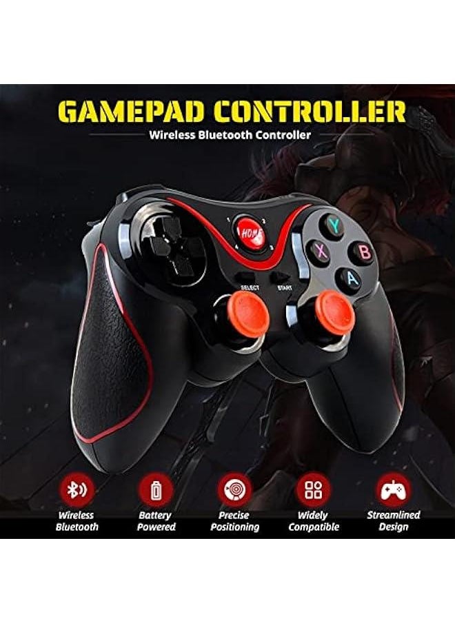 ماركة غير محددة X3 Gaming Controller for Android for iOS Mobile Phone TV Computer CP VR, Dual Vibration Wired BT Game Remote Gamepad Joystick with Built in 400mAh Rechargeable Battery  - Image 2