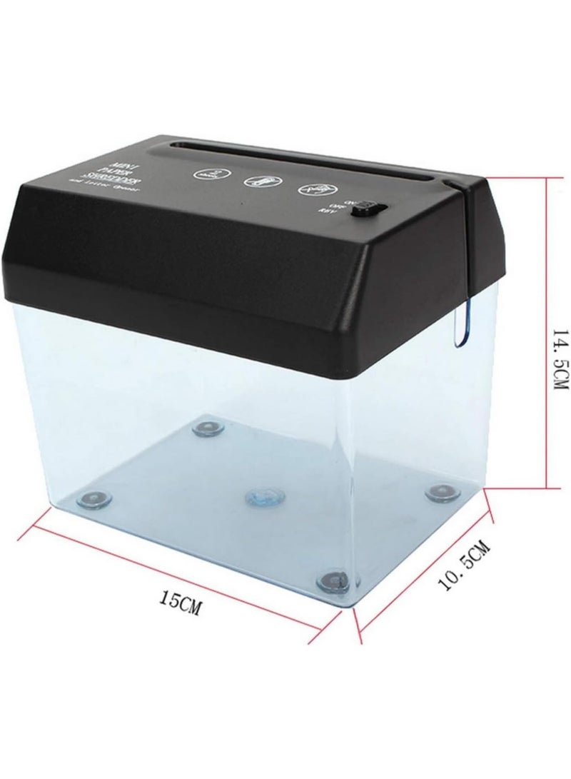 NANAO Mini USB Paper Shredder for A5 or Folded A4 Paper Strip Cut with Letter Opener Mail Envelop Cutter For Home Office USB Electric Powered - Image 5