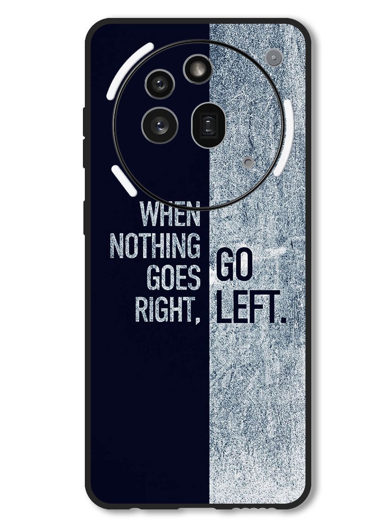 Theodor Case Compatible with Nothing Phone 3a Pro Protection Shockproof Bumper Cover Go Left - Image 1