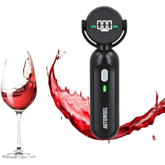 rayihni Breathalyzer,Alcohol Tester With Lcd Display,High-Accuracy Alcohol Breathalyzer Tester Breathalysers, Professional Alcohol Breath Tester with LCD Digital Display for Home Party Use - Image 2