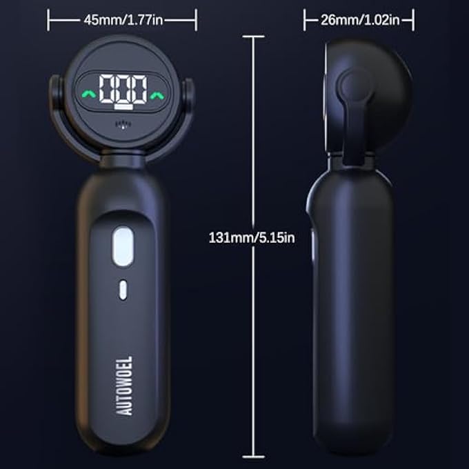 rayihni Breathalyzer,Alcohol Tester With Lcd Display,High-Accuracy Alcohol Breathalyzer Tester Breathalysers, Professional Alcohol Breath Tester with LCD Digital Display for Home Party Use - Image 3