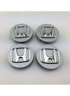 RATSAW 4pcs 69mm Silver Wheel Center Hub Caps Wheel Fitting for Honda Civic Accord CRV Pilot  - Image 1