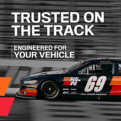 K+N K&N High-Flow Original Lifetime Universal Air Intake System: High Performance, Premium, Increase Horsepower: Flange Diameter: 2.75 In, Filter Height: 4.875 In, Shape: Round Reverse Tapered, RC-5052AB - Image 5