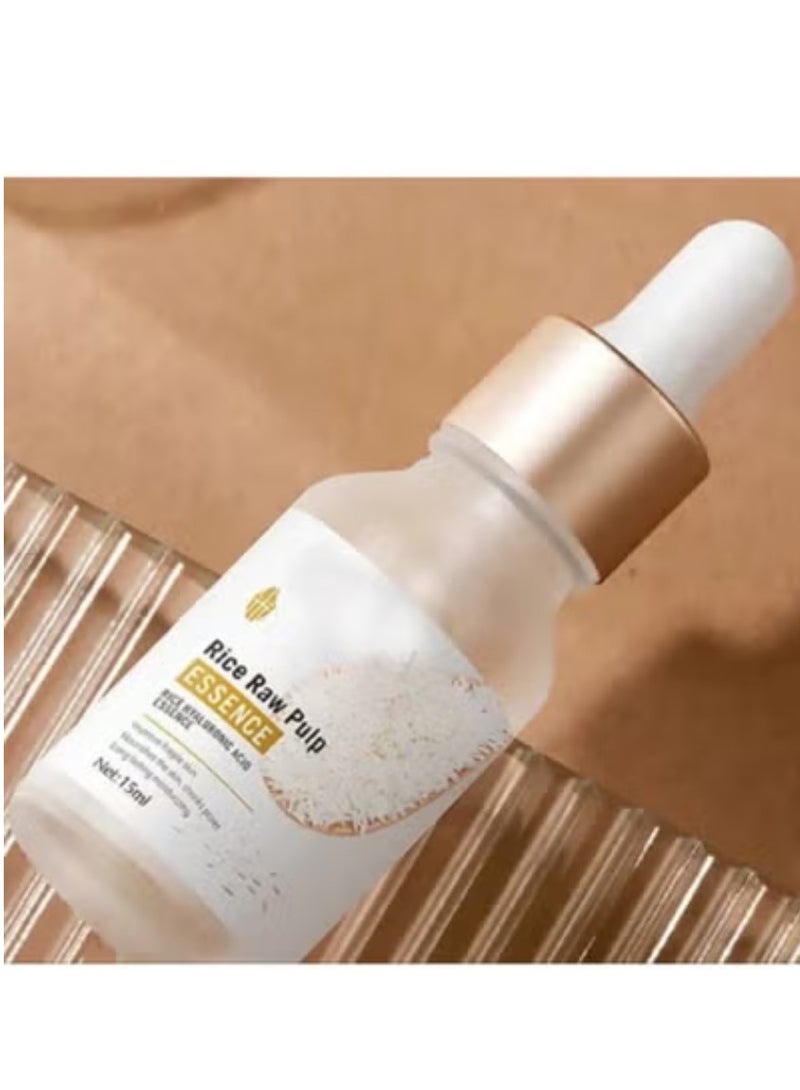 بيو أكوا جوهر الأرز الخام لتحسين الخشونة والبهتان وتقليص المسام 15 مل - Image 2