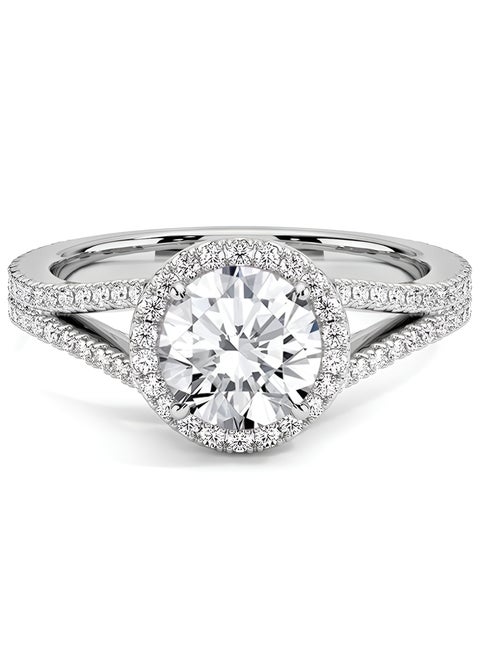 خاتم فضي قابل للتعديل للنساء أنيق من حجر الزركونيا المكعب بتصميم زهور مع علبة هدايا