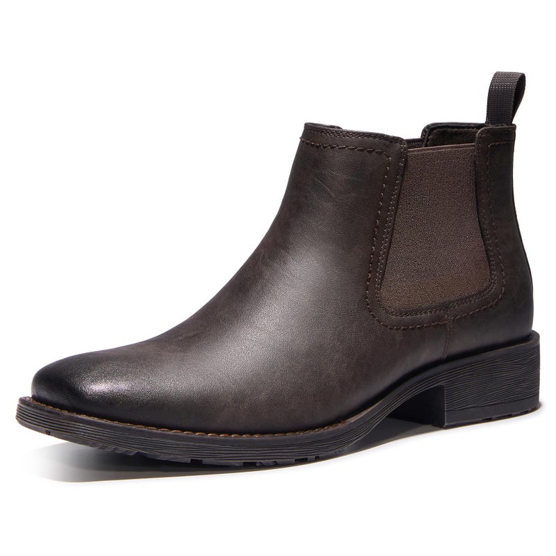 TruVeld Chelsea Boots Men Square Toe Slip-On Ankle Boots for Dress & Casual Occasions - Image 1