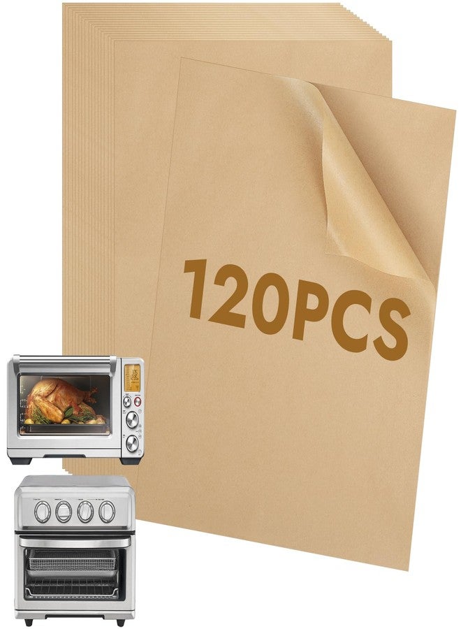BYKITCHEN 11 x 9in Air Fryer Parchment Paper Sheet Liners Compatible with Breville Smart Oven Air Fryer Pro BOV900BSS/ Cuisinart Airfryer Toaster Oven, Airfryer Toaster Combo Accessories(120pcs) - Image 1