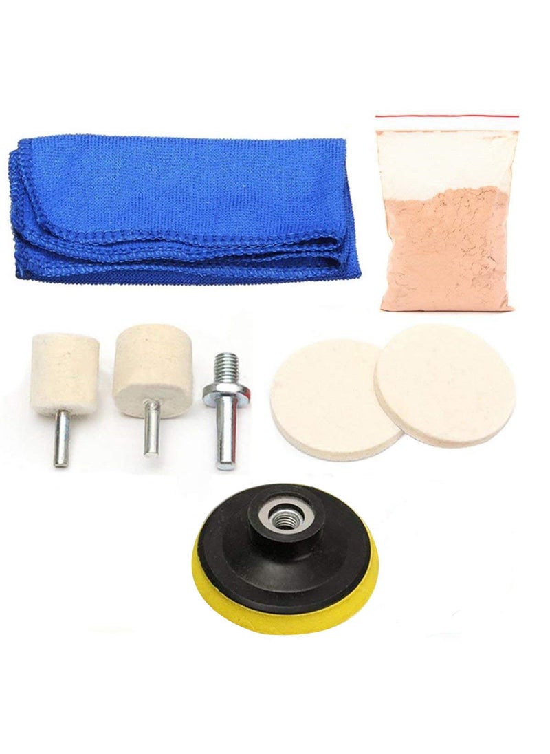 DIY Crafts Diy Crafts 7366 60 Grm, Repair Tool Auto Polishing Kit, Scratch Remover Kit, Multicolor, 8 Piece  - Image 1