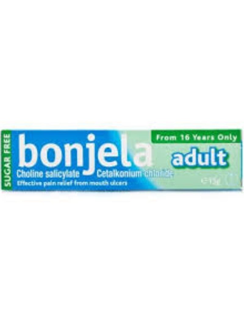 Bonjela effective relief from mouth ulcers