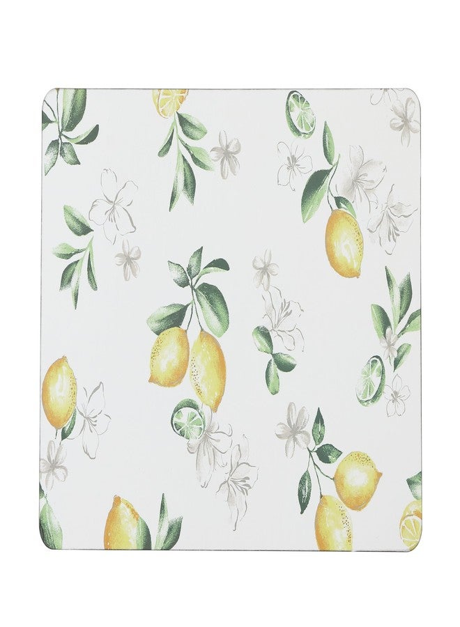 Laura Ashley Cork Placemats 16 x 12-inch for Kitchen and Dining Tables, Heat Resistant, Durable, Easy Clean, Set of 4, Lemon Floral - Image 5
