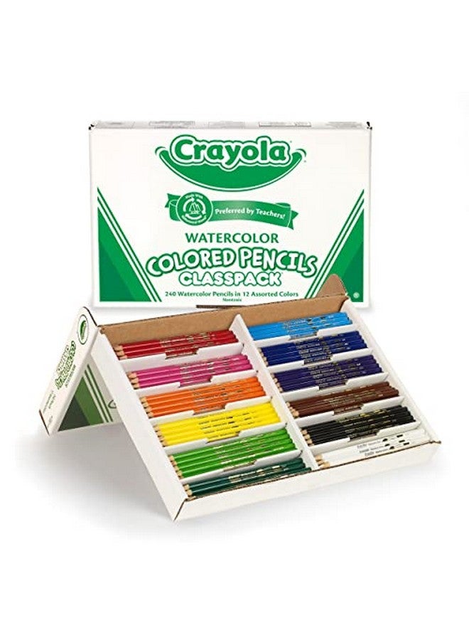 Crayola Watercolor Classpack School Supplies 12 Assorted Colors 240 Count - Image 1