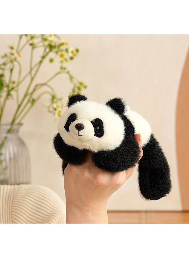 Creative Cute Palm Treasure Lie Prone Series Rabbit Plush Toy Panda Doll Car Instrument Panel Lie Prone Screen Ornaments-Color:The Legend Of The Bear—teddy Dog-Height:18cm - Image 3