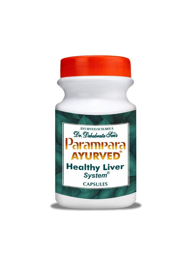 Parampara Ayurved Healthy Liver Capsules | Herbal Liver Support | Enriched with Kalmegh, Chirata, Gulancha, Kakmachi, Pipul & Haritaki | Ayurvedic Supplement | 150 Capsules - Image 1