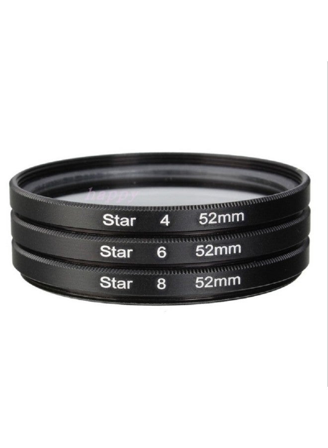 Starlight Mirror 4-wire/6-wire/8-wire Three-piece Set Thin Filter Combination (send Filter Storage Bag)-Color:58mm  - Image 3