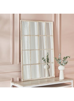 Reda Wooden Large Size Frame Window Mirror 120 X 80 Cm