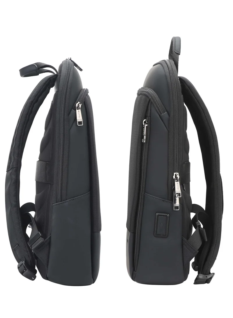 Bopai  Slim Professional Laptop Backpack Premium 15 Inch Business Office Backpack with USB Charging & Anti theft Protection BB611, Black  | Best Price UAE