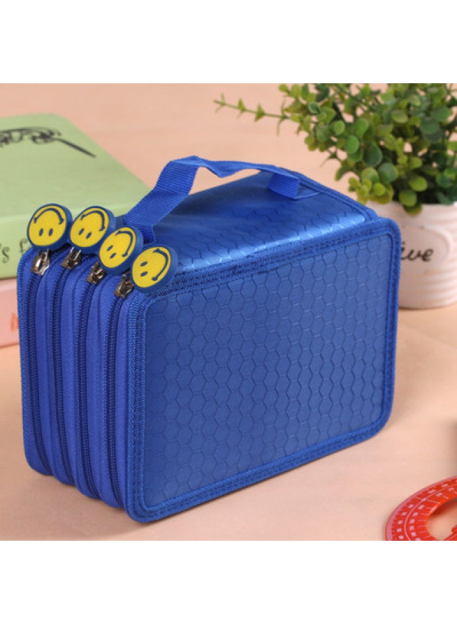 Men's And Women's Brush Color Filling South Korea Pencil Case Stationery Box Secret Garden 72 Hole Four Layer Anti-pen Art Nail Pen