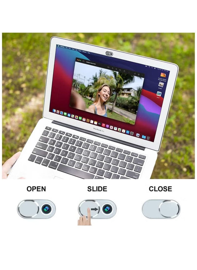 3 Pack Webcam Covers, Web Mac Laptop Camera Cover Slide, Ultra Thin Webcam Blocker Fits for MacBook Air Pro iPhone iPad, Mac Camera Blocker for Laptop Protect Your Privacy and Security